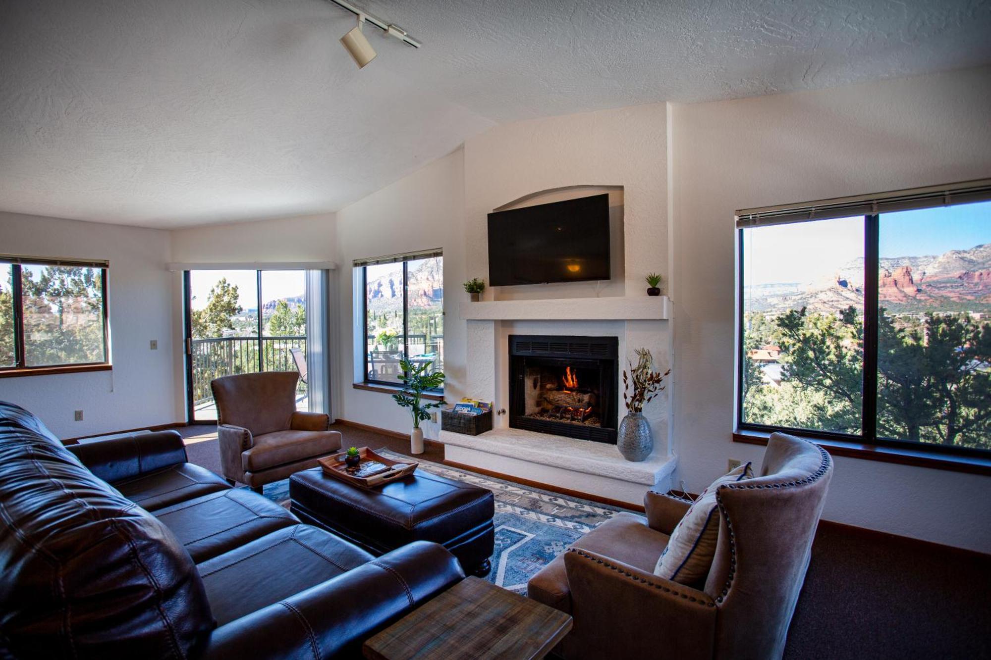 Awe Inspiring Red Rock Views With Hot Tub! Villa Sedona Eksteriør billede